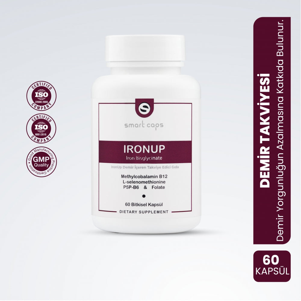 Smart Caps Ironup - Ijzer Capsules Vegetarisch (60 capsules)