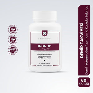 Smart Caps Ironup - Ijzer Capsules Vegetarisch (60 capsules)