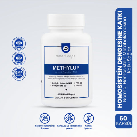 Actieve Vitamine B Complex en TMG (60 Vegetarische Capsules)
