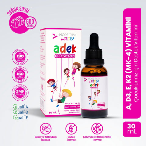 More Than Adek Kids Multivitaminen (600 druppels, 30ml)
