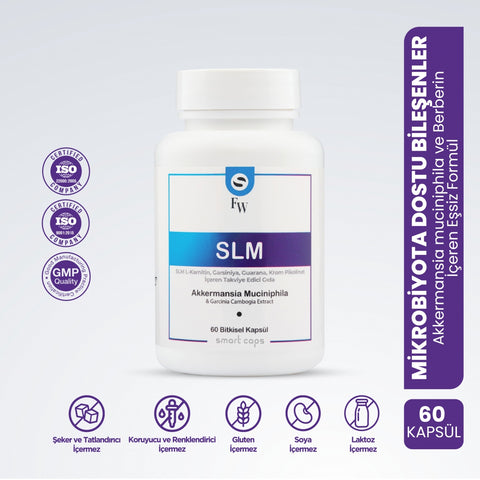 SLM Akkermansia Muciniphila & Garcinia Cambogia Extract (60 Plantaardige Capsules)