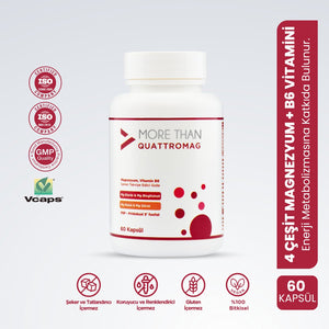 Quattromag - Magnesium Complex en Vitamine B6 (60 Capsules)
