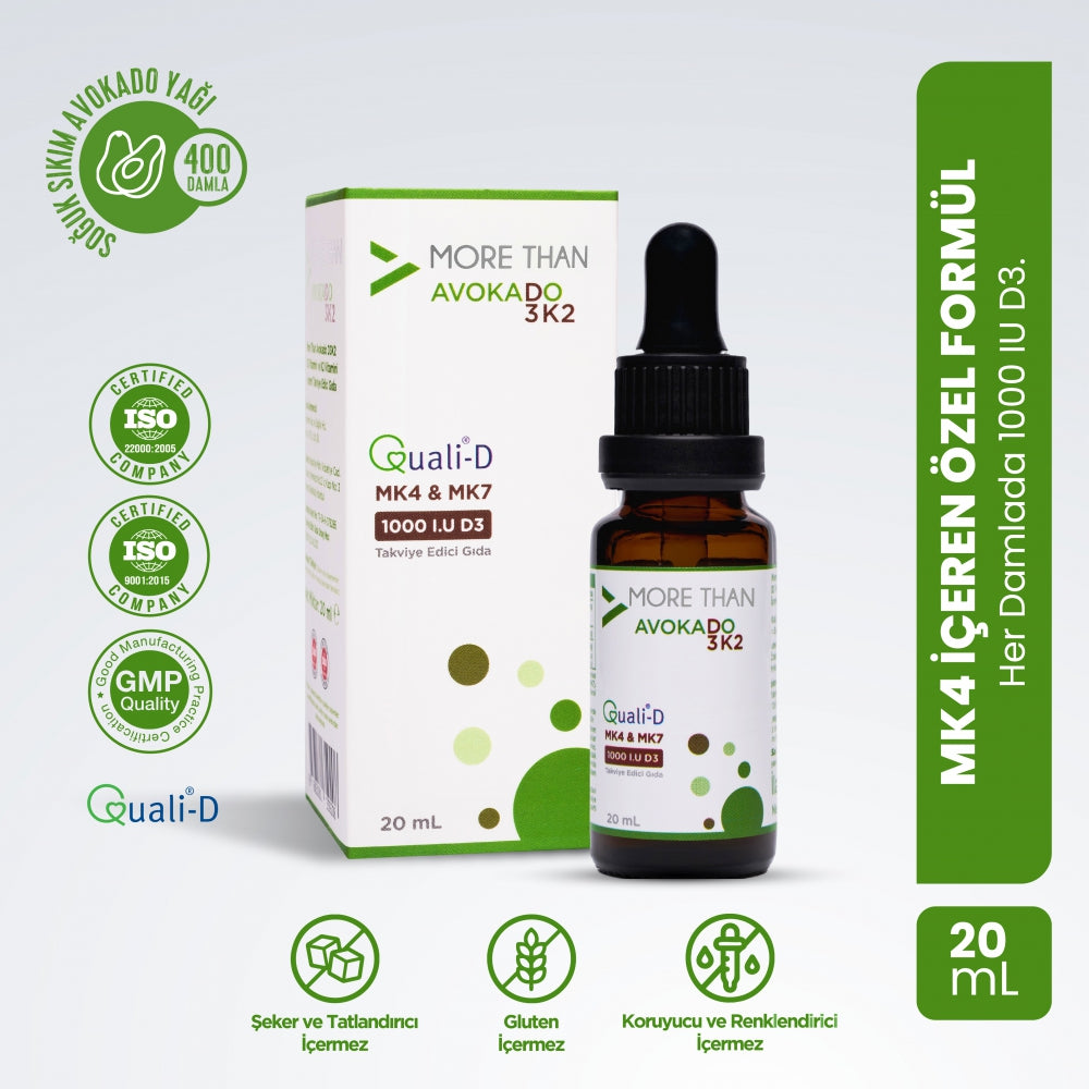 Vitamine D3K2 Avocado