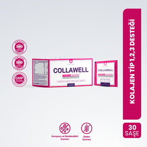 Gehydrolyseerd Collageen Type 1, Type 2, Type 3 (30 sachets)