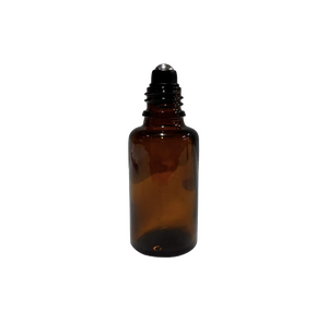 Glazen Rollerfles - Roll On (Amber) 30ml