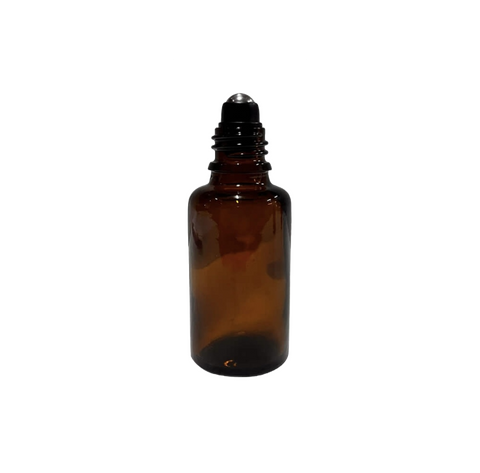 Glazen Rollerfles - Roll On (Amber) 30ml